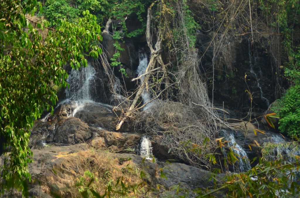 Der Wasserfall nahe der Burmesischen Grenze ist jetzt schon echt beeindruckend. In der Regenzeit werde ich wohl nochmal wiederkommen und mir die Sache mal genauer anschauen.
