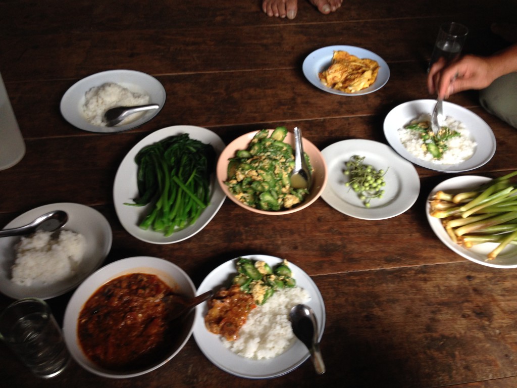 Es gibt immer authentisches Thai-Essen.